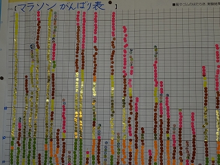 １１月２１日 木 マラソンがんばりひょう Ndダイアリー ノートルダム学院小学校 13年度アーカイブ