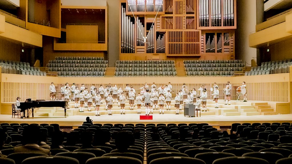 全校音楽会の様子